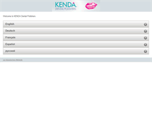 Tablet Screenshot of kenda.us